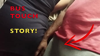 In the Bus She Saw that i was Not Wearing Underwear through my Uniform &  approached to Grinding her Fat Ass on my Dick !