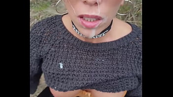 Littleangel84 - Comeback on highway area for facial cumshot