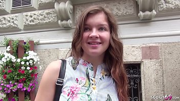 GERMAN SCOUT - First Time ANAL for 18yr young College Teen