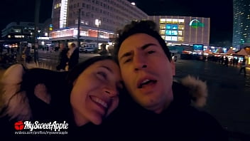 Hot Couple travel to Berlin and have wild sex in the fitting rooms - MySweetApple Vlog