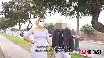 Cheating girlfriend is discovered in public by youtuber from badabun, ends up with her partner and gets fucked by BAANDIDA