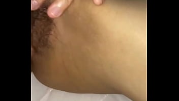 Playing with the pussy before insertion