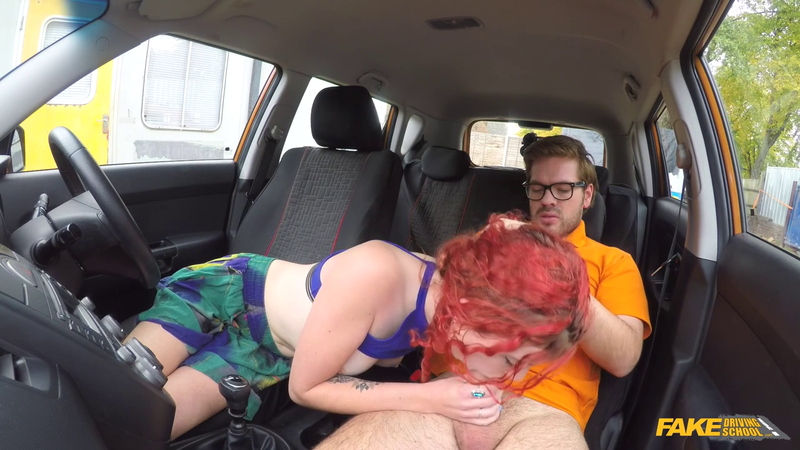 Fahrschule - Instructor Fucks Frustrated Redhead (Charlie Ten & Ryan Ryder) [03 11 2017]