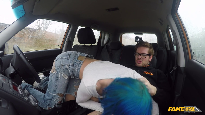 Fahrschule - Anal Sex for Blue Haired Learner (Alexxa Vice & Ryan Ryder) [01 08 2017]