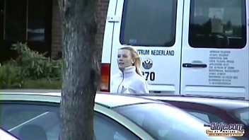 Old man forcing young blonde to sex