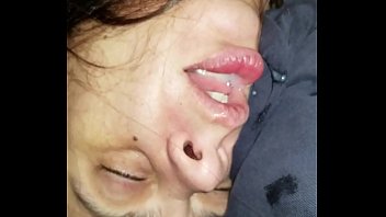Giving her a mouthful while she's passed out drunk