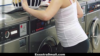 ExxxtraSmall - Petite Teen Fucked in Laundromat